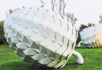 創(chuàng)意松塔雕塑 啞光松果造型 公園雕塑