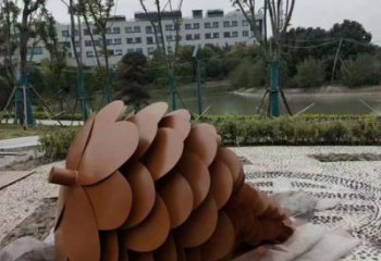 松塔雕塑 歐式步行街松果造型 大型雕塑