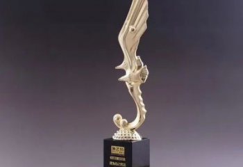 烤漆獎杯雕塑 鋼管標識雕塑 室內(nèi)紀念雕塑