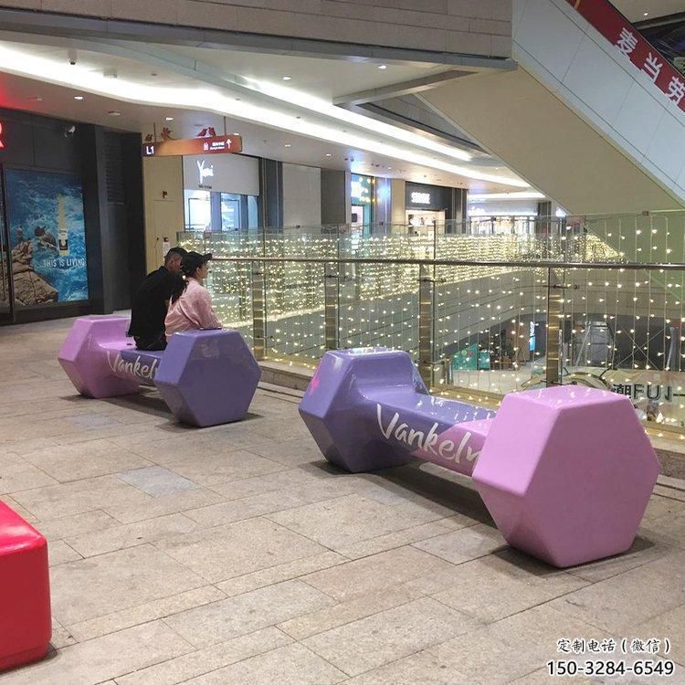 啞鈴雕塑 歐式步行街體育雕塑 大型景觀雕塑