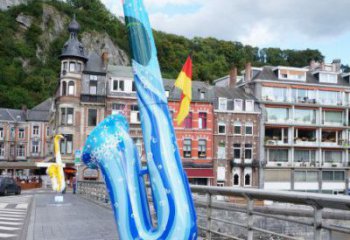 鑄造薩克斯雕塑 中式村口西方樂隊雕塑 景觀樂器雕塑