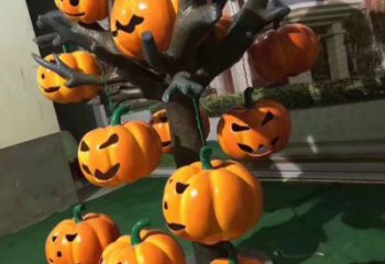 戶外骷髏雕塑 噴漆鬼怪雕塑 燈光骷髏頭雕塑