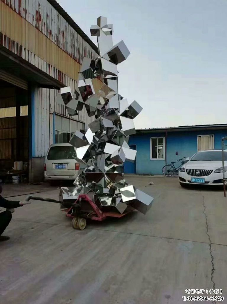 鍛造鵝卵石雕塑 景觀雕塑 戶外空心石雕塑