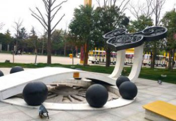 大型如意雕塑 鍛造發光建筑雕塑 房地產雕塑