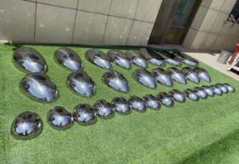 大型商場鵝卵石雕塑 仿真空心石雕塑 鏡面雕塑