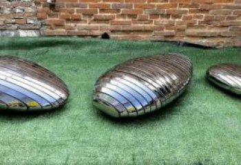 鵝卵石雕塑 歐式步行街空心石雕塑 大型雕塑