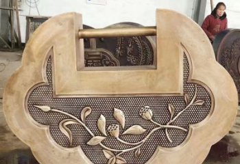 房地產(chǎn)鎖子雕塑 現(xiàn)代同心鎖雕塑 幾何雕塑