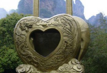 仿真鎖子雕塑 電鍍現(xiàn)代同心鎖雕塑 部隊(duì)雕塑