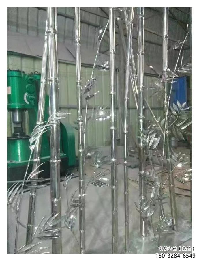 鋼管竹葉雕塑 異形竹類雕塑蔬 農村植物雕塑