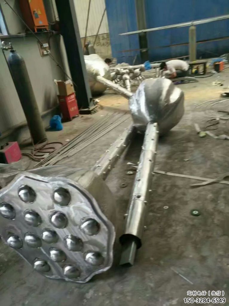 步行街蓮藕雕塑 游樂場蓮科雕塑 鑄造雕塑