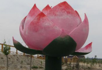 烤漆蓮花雕塑 鋼管水蓮花雕塑 室內(nèi)花卉雕塑