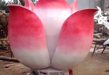 現(xiàn)代蓮花雕塑 大型別墅區(qū)水蓮花雕塑 彩繪花卉雕塑