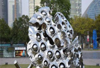 彩繪蓮蓬雕塑 景觀雕塑 街頭植物雕塑