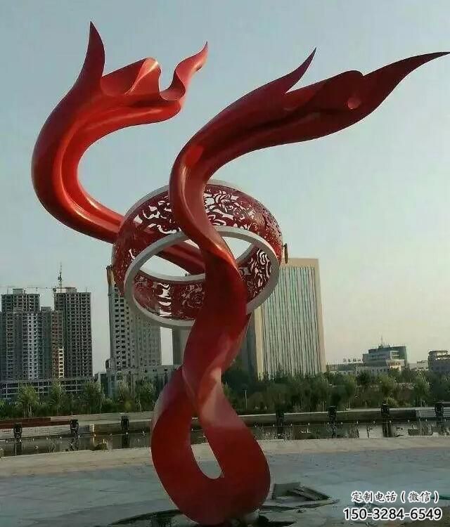 鍛造戰鼓雕塑 景觀民族雕塑 戶外喜慶雕塑