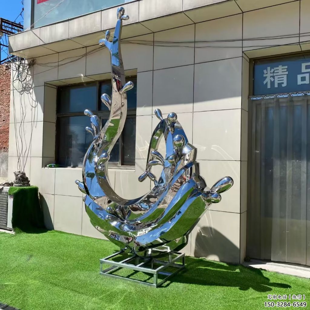 水景水花雕塑 彩繪剪紙雕塑 現(xiàn)代水景雕塑