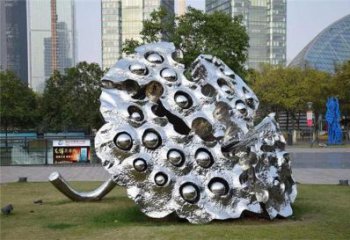 中式蓮蓬雕塑 啞光植物雕塑 游樂場(chǎng)雕塑