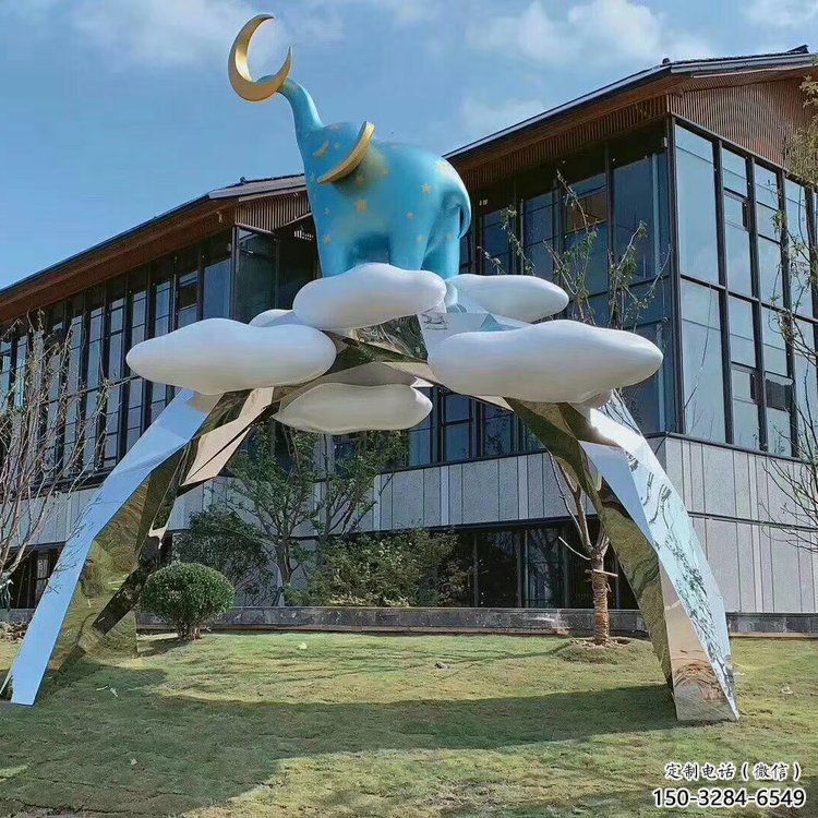 景觀大象雕塑選定，美陳雕塑，現(xiàn)代卡通大象雕塑優(yōu)選