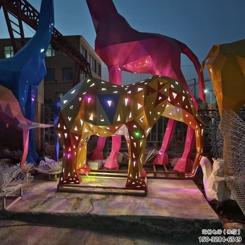 大象雕塑定制，歐式風格，烤漆大象雕塑供給