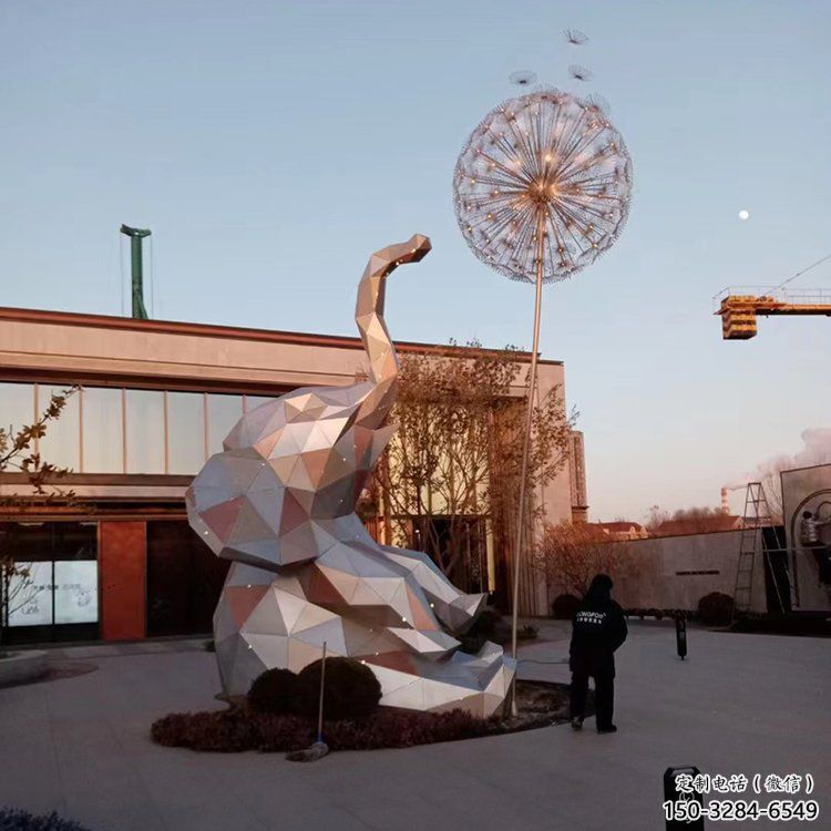 大象雕塑制造商，城市雕塑，公園烤漆大象雕塑觀賞型