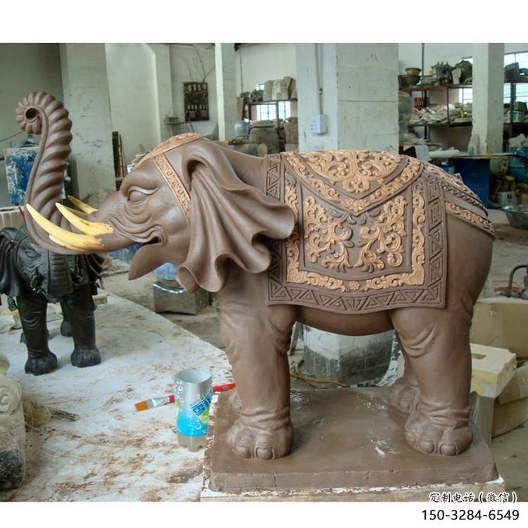 大象雕塑預定，景觀雕塑，戶外銅大象雕塑承接