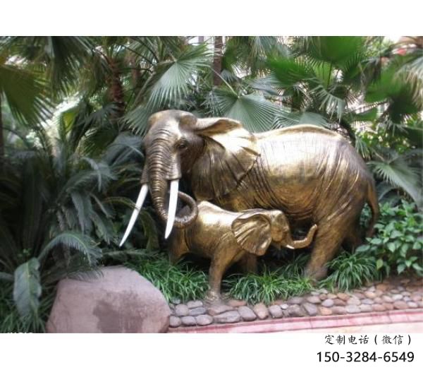 大象雕塑精選，室外軟裝，銅大象雕塑精選
