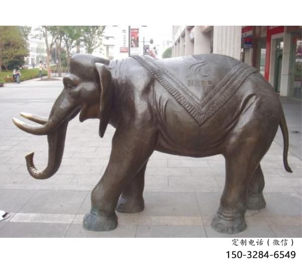 銅大象雕塑優(yōu)選，陸地擺件，銅大象雕塑生產(chǎn)