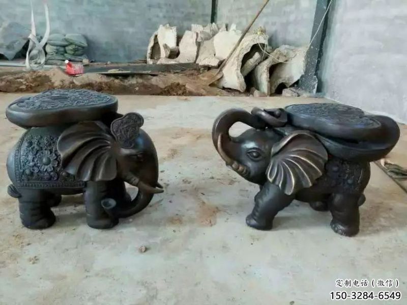 藝術大象雕塑優選，城市裝飾，銅大象雕塑訂做