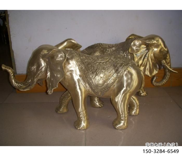 大象雕塑定價(jià)，景觀雕塑，銅大象雕塑擺件批發(fā)