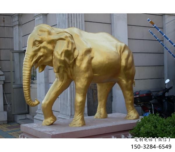 地產大象雕塑供求，景區案例，景觀黃銅大象雕塑精選