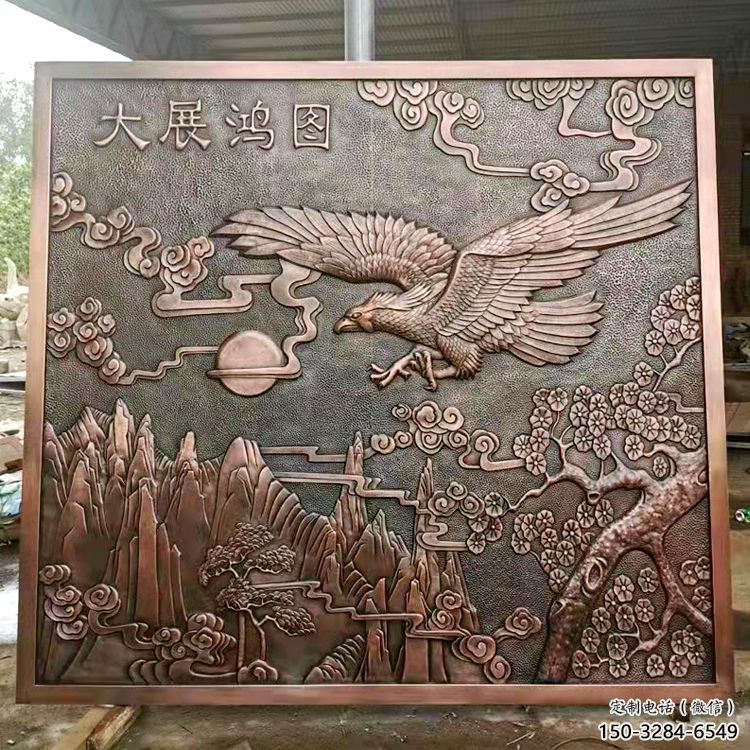 公園老鷹浮雕服務商，景觀雕塑，動物浮雕選定