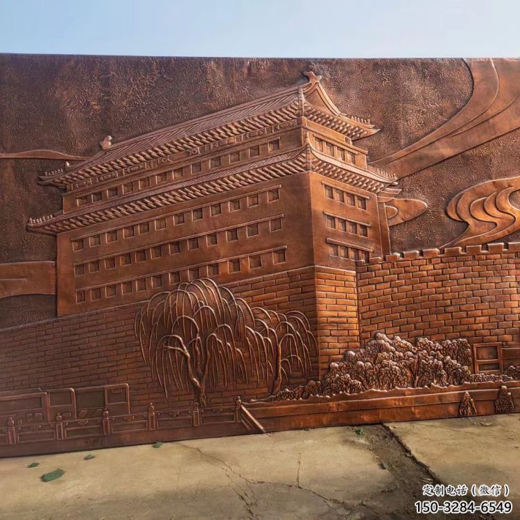 藝術浮雕精選，街道標識，景觀鍛銅浮雕指用