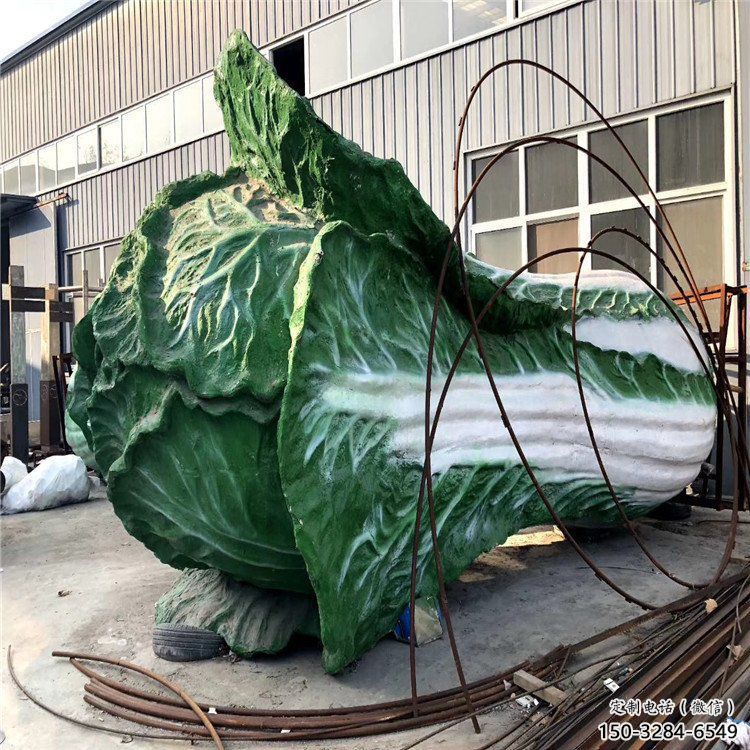 景觀果籃雕塑制造，歐式風(fēng)格，白菜果籃雕塑定價