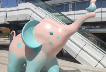 現代大象雕塑承接，歐式風格，廣場彩繪大象雕塑精選