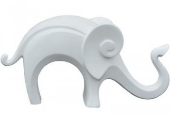 幾何大象雕塑通用，花園小品，廣場大象雕塑優價