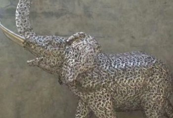 地產(chǎn)大象雕塑點(diǎn)擊，景觀雕塑，別墅鏤空大象雕塑供求