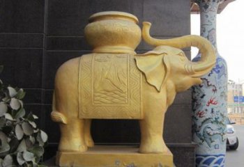 裝飾大象雕塑通用，戶外雕塑，黃銅大象雕塑供應