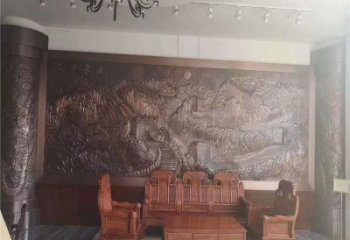 門口浮雕點擊，地標擺件，鑄銅城堡浮雕承接