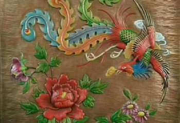 鳳凰浮雕觀賞型，街景小品，動物浮雕主題常用