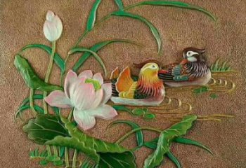 鴛鴦浮雕優(yōu)選，多彩藝術(shù)，景觀動(dòng)物浮雕廠家