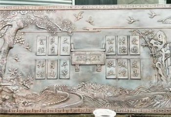 景觀浮雕優選，景區案例，抽象廣場浮雕選用