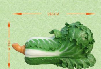 果籃雕塑定價，地標擺件，烤漆白菜果籃雕塑精選