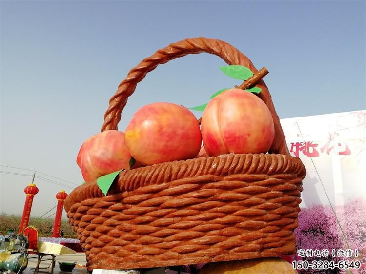 果籃雕塑供給，街道標識，鐵藝果籃雕塑供應