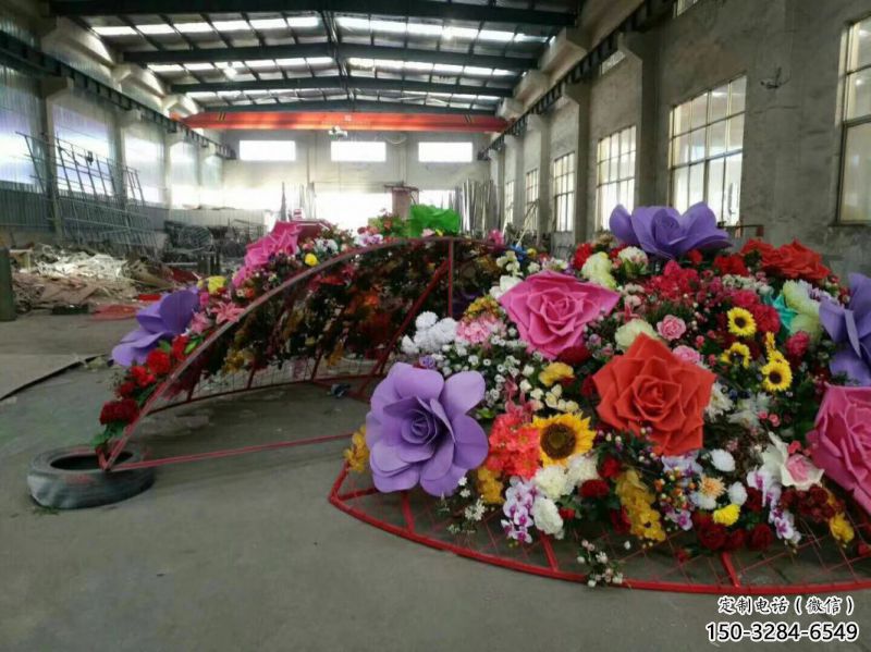 裝飾花籃雕塑通用，戶(hù)外雕塑，戶(hù)外花朵花籃雕塑擺放供應(yīng)