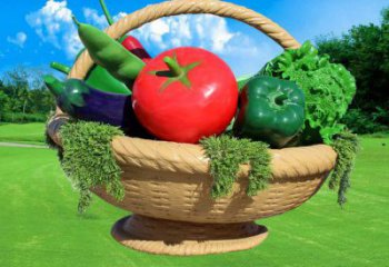 商業(yè)果籃雕塑標(biāo)準(zhǔn)，廣場雕塑，玻璃鋼果籃雕塑供給