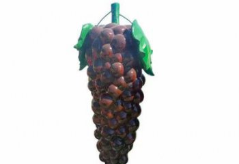 果籃雕塑選用，多彩藝術，葡萄果籃雕塑展品