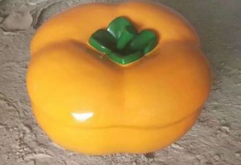 商場果籃雕塑批發(fā)，動態(tài)雕塑，柿子果籃雕塑標準