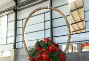 果籃雕塑選用，景觀雕塑，香蕉果籃雕塑標準