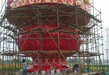 花籃雕塑選定，彩繪雕塑，旅游區花籃雕塑定做