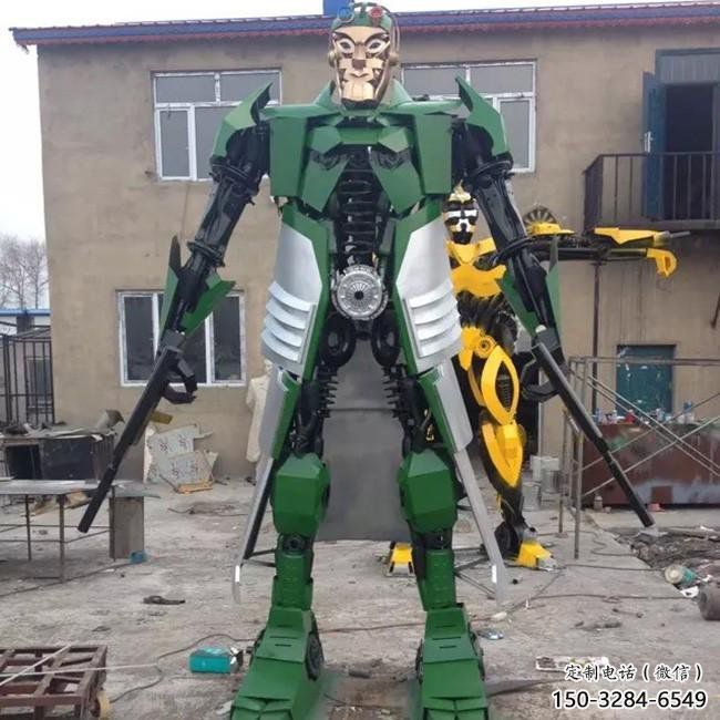 商業(yè)街機(jī)器人雕塑