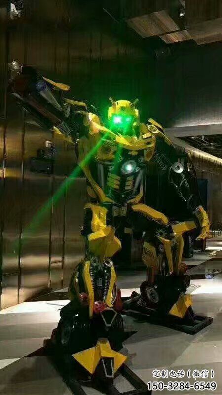 預(yù)定發(fā)光機(jī)器人雕塑